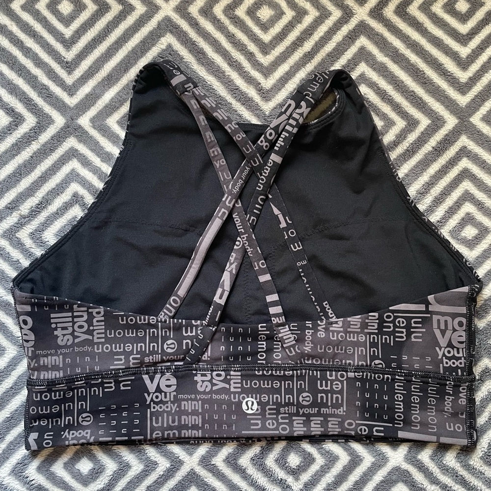 Lululemon Graphic Energy High Neck sports bra - Picture 2 of 3